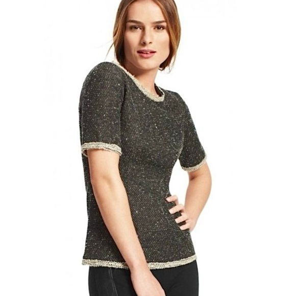 CAbi Coco Shell Shortsleeve Sweater Women’s Top - Picture 1 of 13